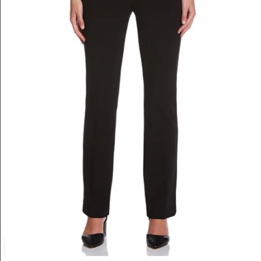 Rafaella Tapered Boot Black Pant,Sz 8, New w/ Tags